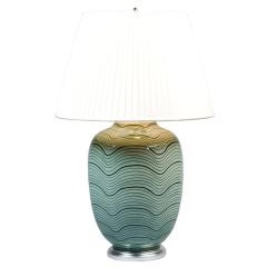 A Contemporary Vase Mounted As A Lamp