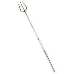 A George III Telescopic Silver Toasting Fork By The Thomas Weeks