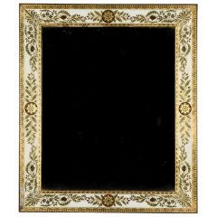 A CHARLES X EGLOMISE MIRROR