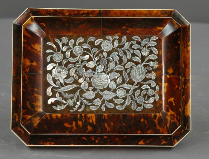 English Tortoise Shell Box