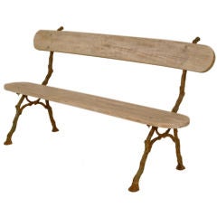 Antique English Garden Bench