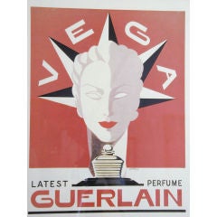 Art Deco Poster for Guerlain by Jacques Darcy