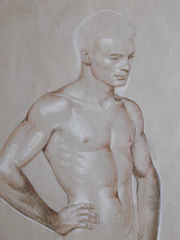 American Nude Portrait, Possibly George Platt Lynes, Influenced by Cadmus