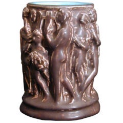 Antique Vase with Greek Frieze by Louise Abel for Rookwood Pottery