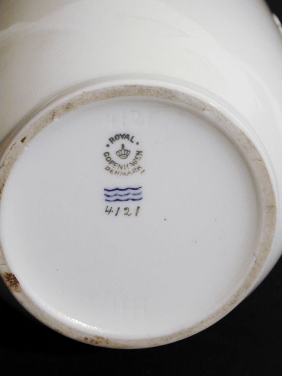 Raro jarrón olímpico de Hansen para Royal Copenhagen Porcelana en venta