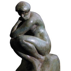 "Study of a Woman, " Rare Bronze by Attilio Piccirilli
