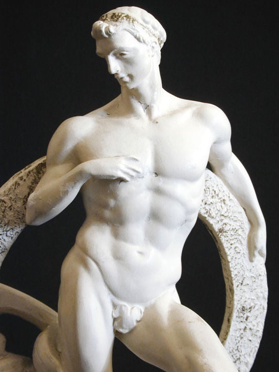 Raro desnudo manierista de Fred Press, hacia la década de 1940 Vaciado en venta