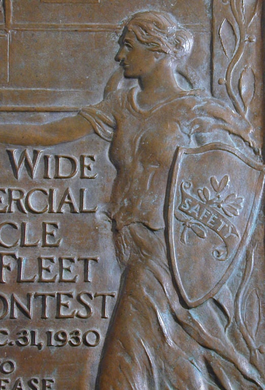 1930 Bronze Bas Relief von Codman für Gorham Company (amerikanisch) im Angebot