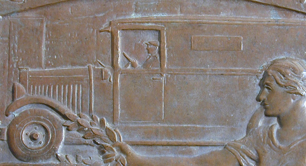 1930 Bronze Bas Relief von Codman für Gorham Company im Zustand „Hervorragend“ im Angebot in Philadelphia, PA