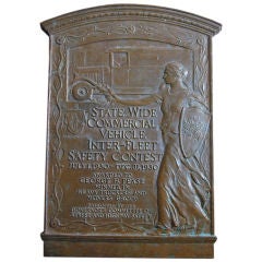 1930 Bronze bas relief by Codman for Gorham Company 6