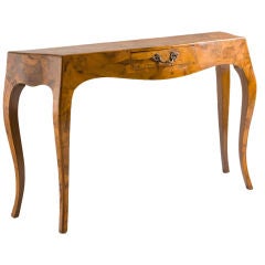 vintage olive wood table