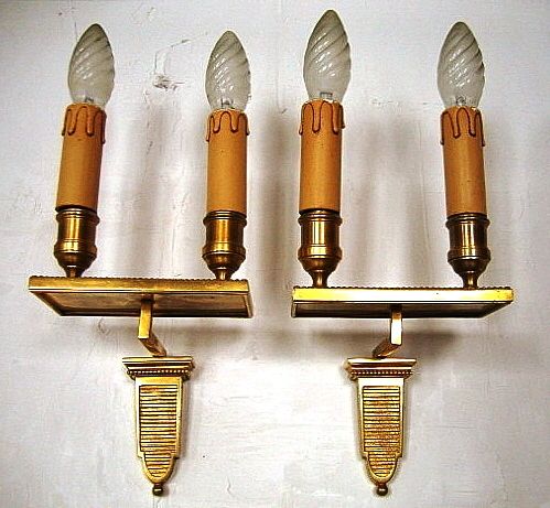 Bronze Doré Sconces by Jansen.