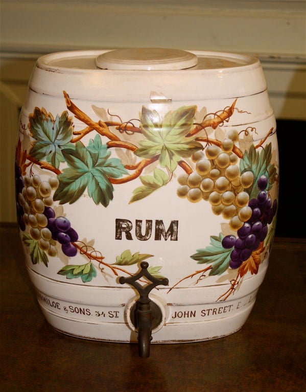 PAIR English Ceramic Spouted Liquor Coolers