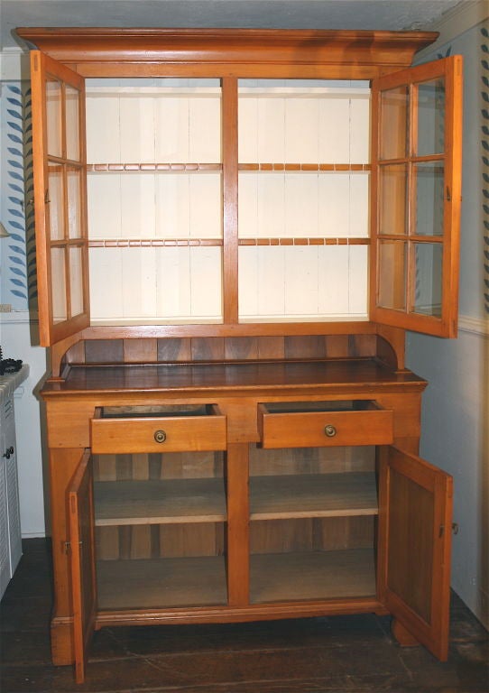 Cherry Southern Tier New York State Stepback Cupboard