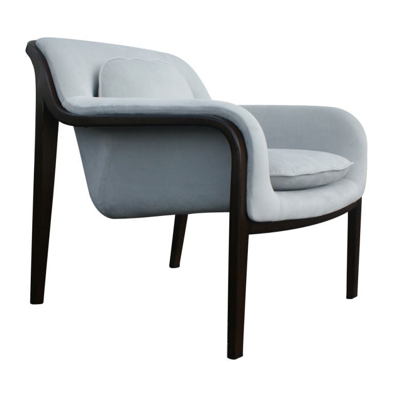American Pair Of Bill Stephens For Knoll Lounge Chairs