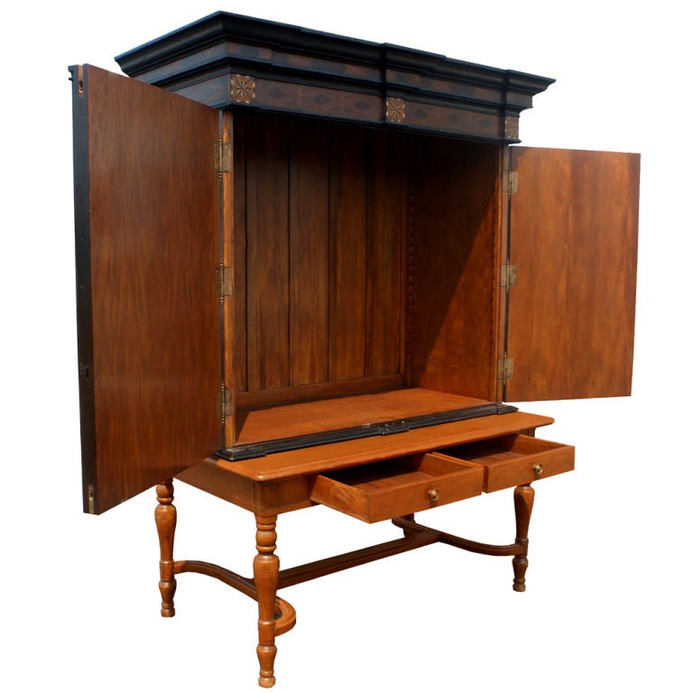 Alfonso Marina For Ebanista Cabinet On Stand at 1stDibs | used ebanista