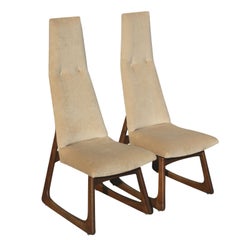 Pair of Adrian Pearsall for Craft Associates High Back Chairs