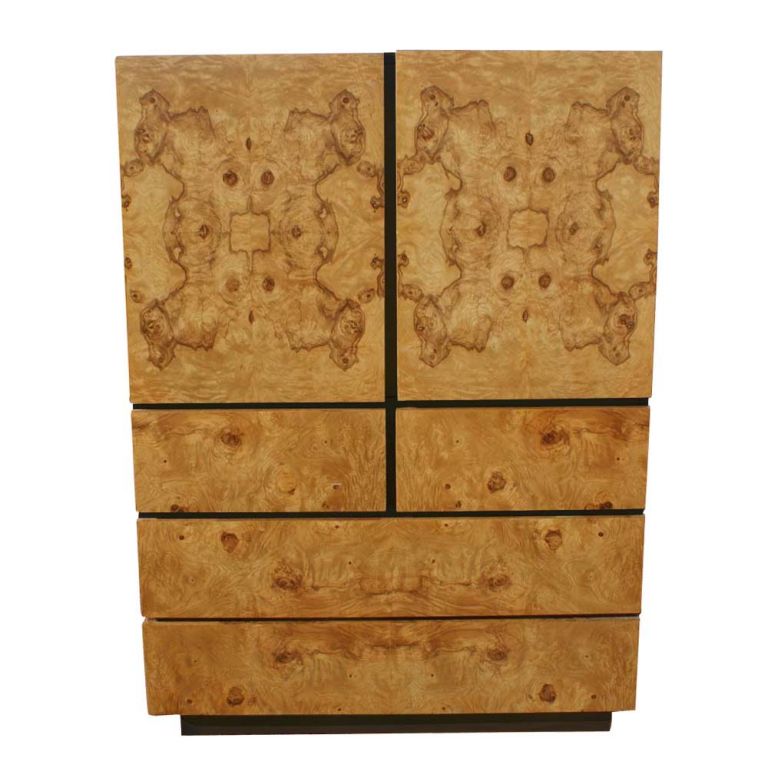 Burled Olivewood Highboy