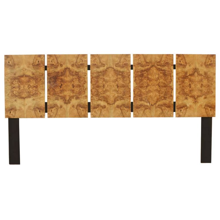 Burled Olivewood King Size Headboard
