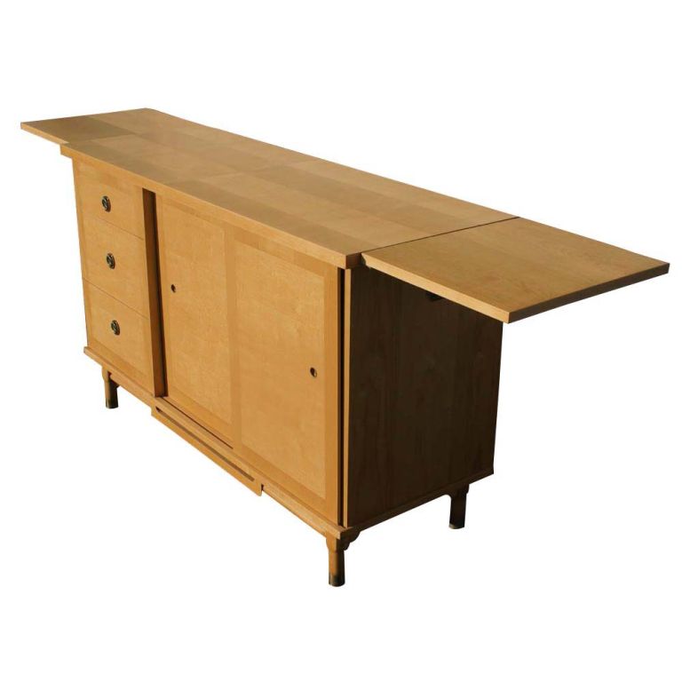 American Milo Baughman Style for Winchendon Sideboard Buffet For Sale