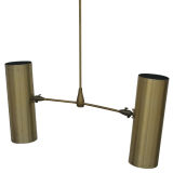 Vintage Mid Century Double Ceiling Light in the Manner of Boris LeCroix