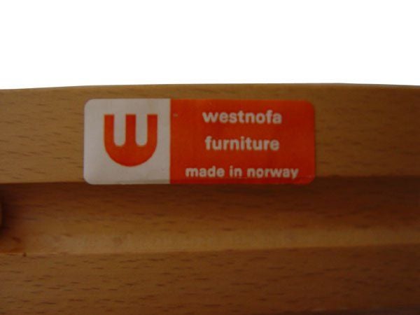 Ingmar Relling for Westnofa Folding Lounge Chair and Ottoman In Excellent Condition In Pasadena, TX
