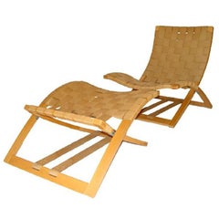 Ingmar Relling for Westnofa Folding Lounge Chair and Ottoman