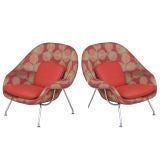 Pair of Eero Saarinen for Knoll  Womb Chairs