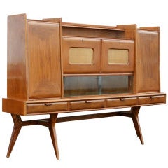 Italian Walnut Buffet And Bar 1