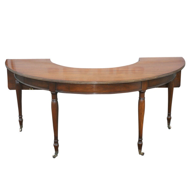 half circle desk