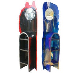 Pair Of Gaetano Pesce For Zerodisegno Nobody's Guardian Totems 40% off 2