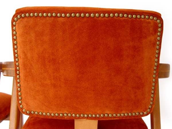 American Pair of George Nelson for Herman Miller Suede Armchairs