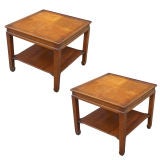 Pair Of Two Tiered Kittinger Side End Tables