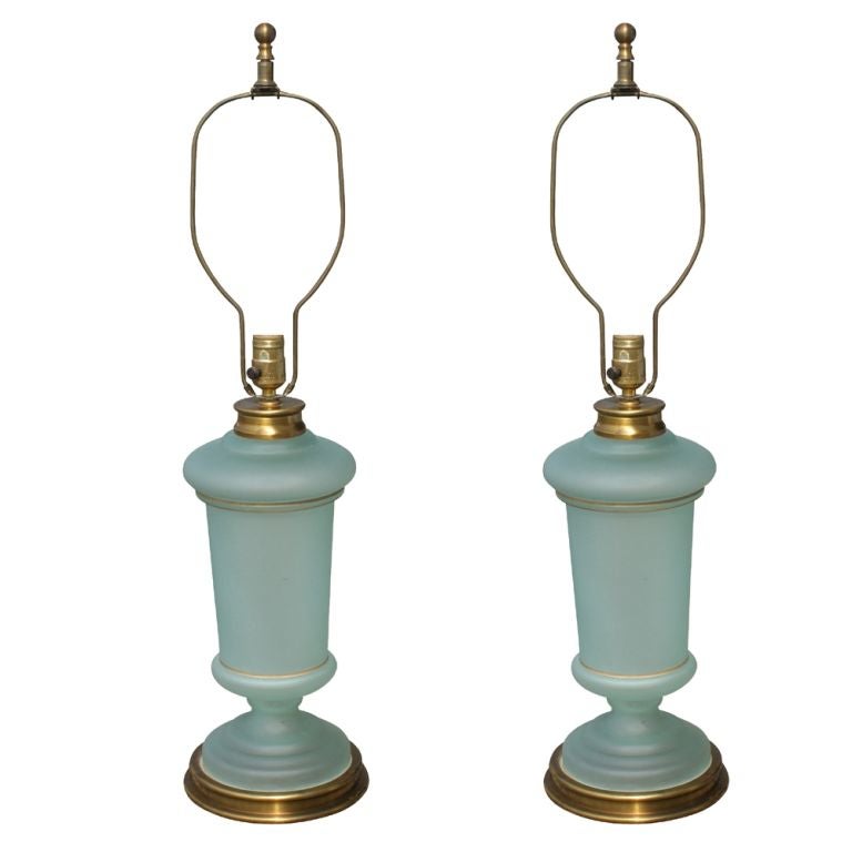 Pair Of Paul Hanson Table Lamps