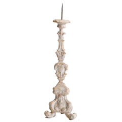 Carved Italian Candlestick