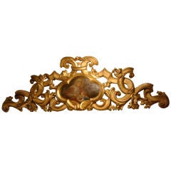 Italian Gilded Fragment with oil Painting