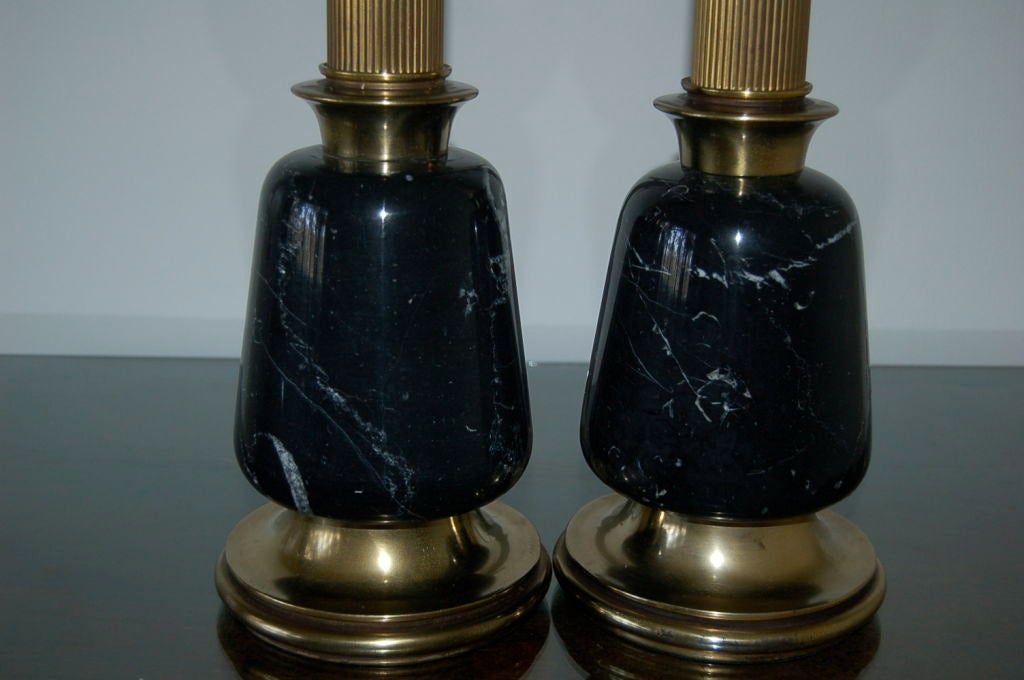 Massive Vintage Hollywood Regency Table Lamps by Rembrandt In Excellent Condition For Sale In Little Rock, AR