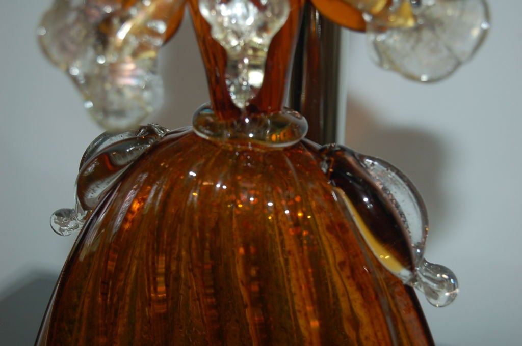 Matched Pair of Figurines in Cognac and Gold 3