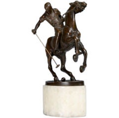 Bruno Zach polo player bronze