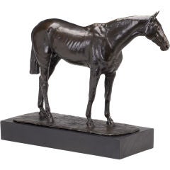 Antique Herbert Haseltine horse bronze