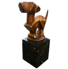 E. Nikolsky: comical dog car mascot