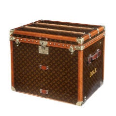 Original 'Cube' (D.N.T. markings) trunk by Louis Vuitton, c. 1930s 11