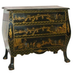 1930's japanned commode