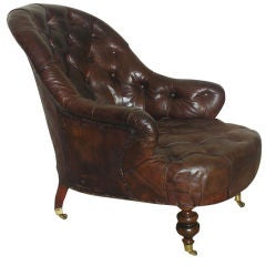 leather armchair