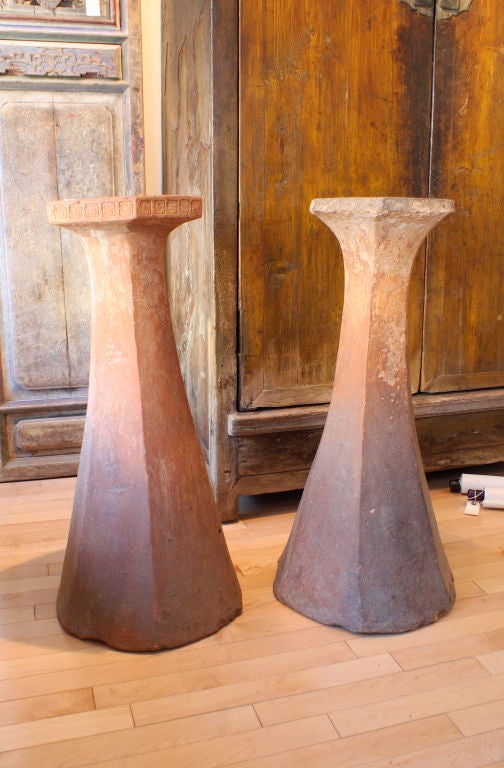 Terracotta chimney boxes from Southern China