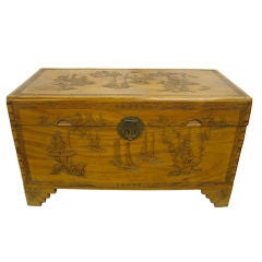 Vintage Chinese camphor chest