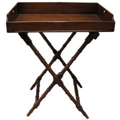 English Butler Tray on Stand