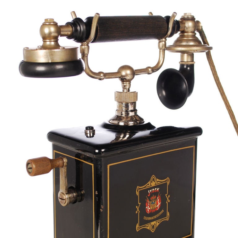 Antique Jydsk Telephone from Denmark 1