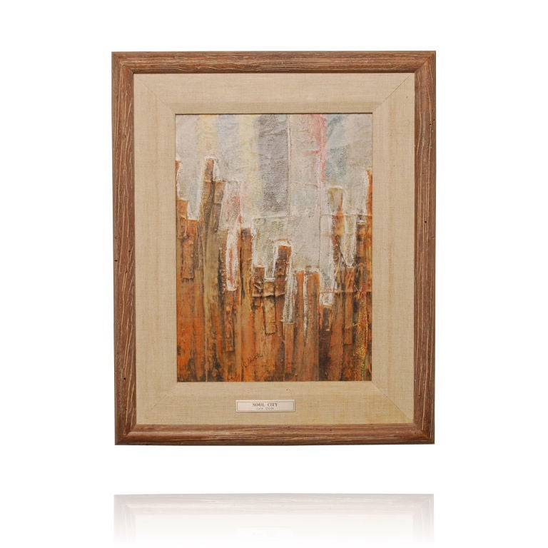 "Soul City" Original Mixed Media Painting by Jack Shook