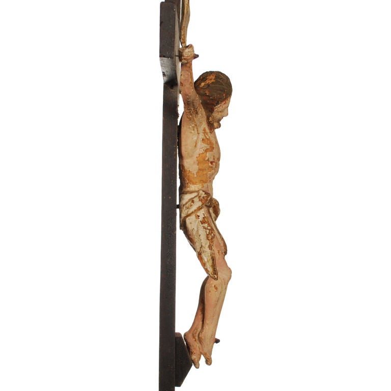Spanish Crucifix , 19th Century In Good Condition In Dallas, TX